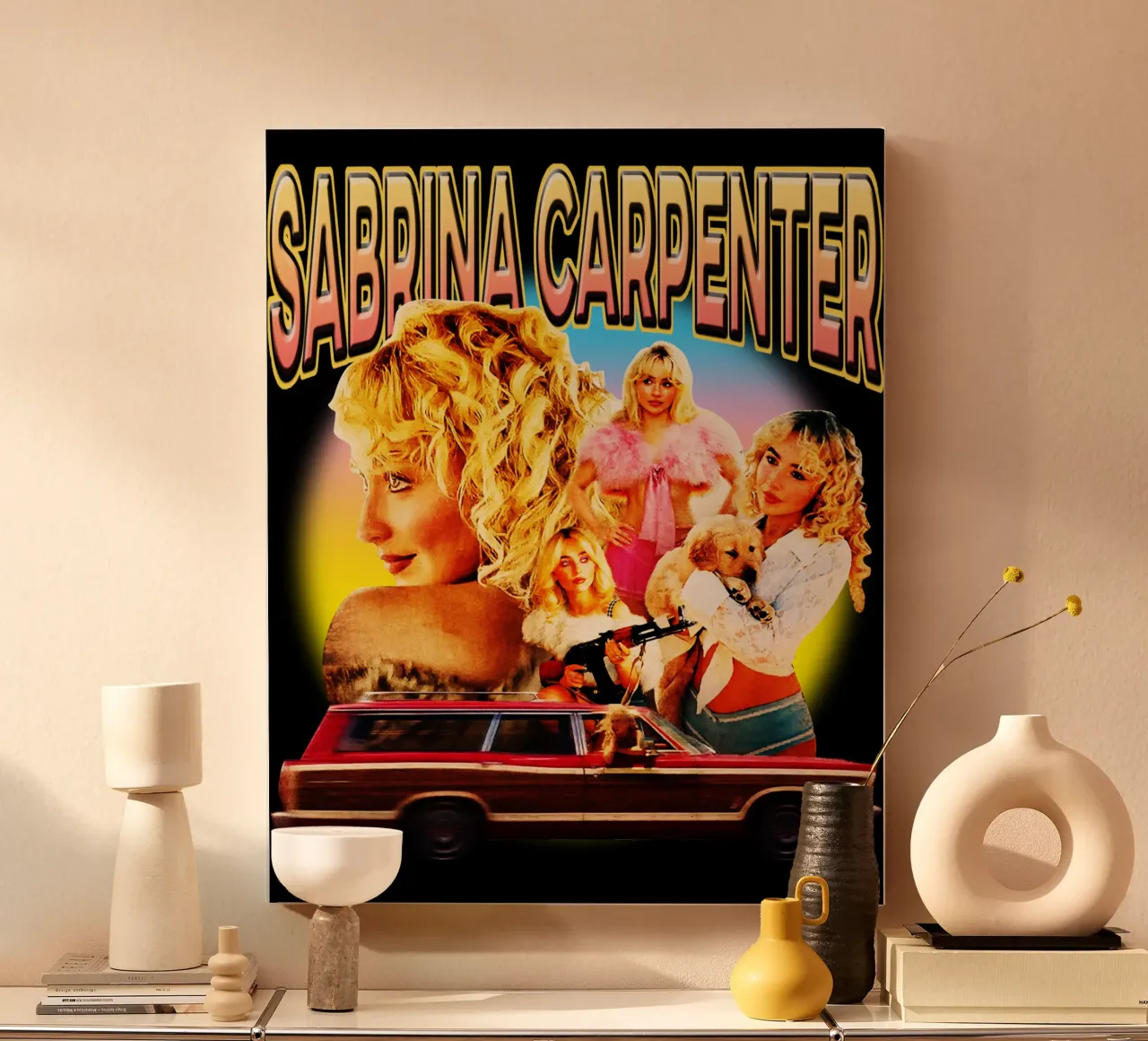 Sabrina Timmerman Dans canvas met Baklijst van mannys_artt