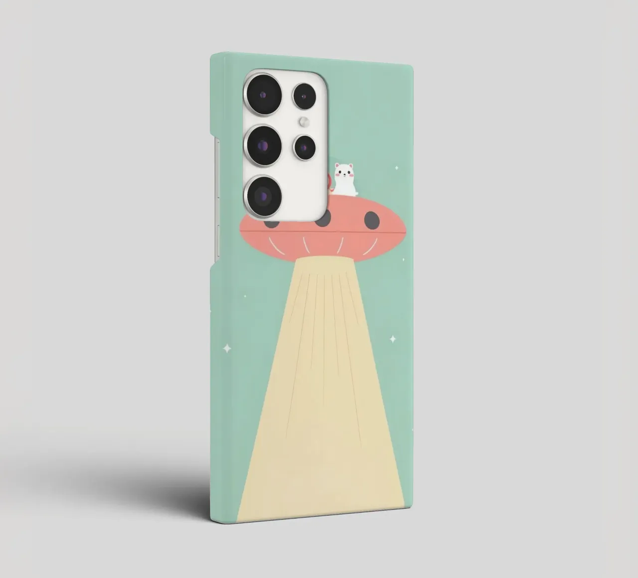 Animali da vivaio che cavalcano UFO cover samsung da DesignDoodle