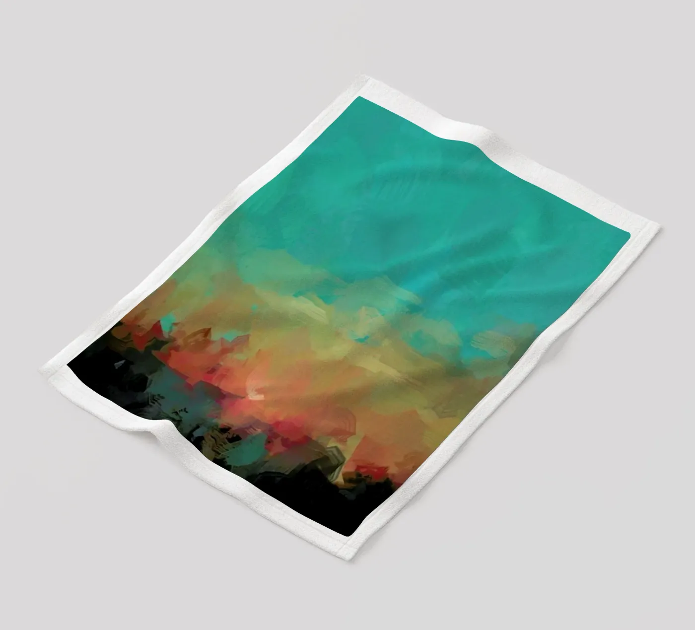 Martinique Fleecedecke von Xchange Art Studio