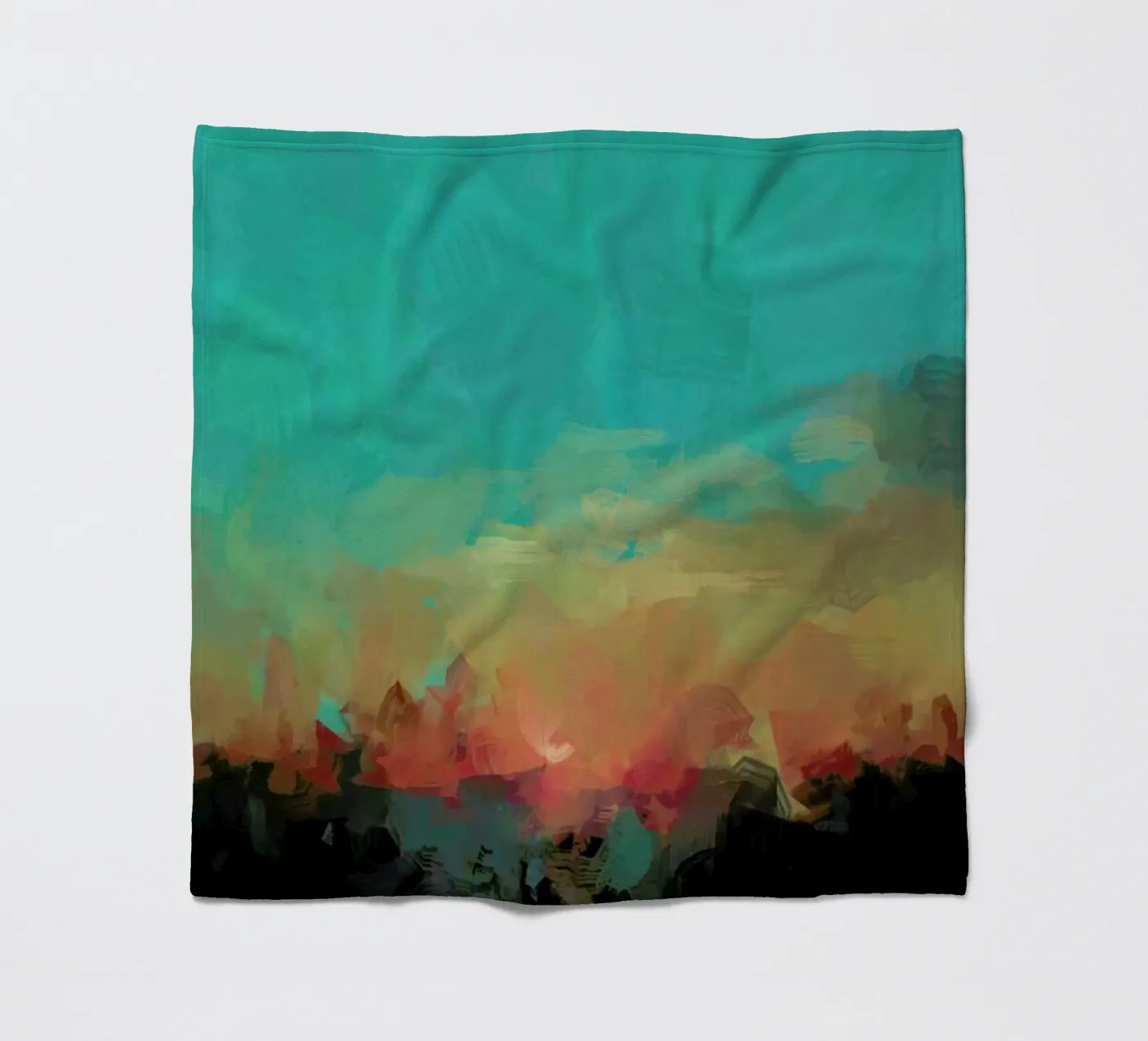 Martinique Fleecedecke von Xchange Art Studio