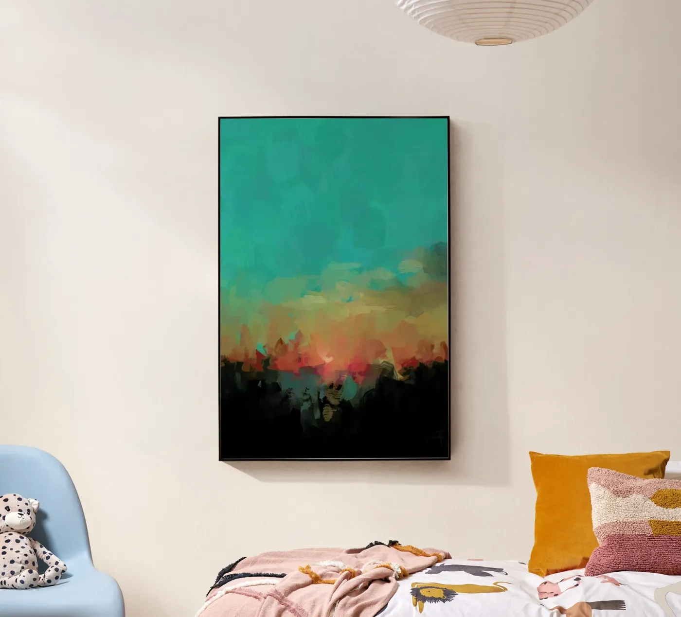 Martinique acryl van Xchange Art Studio