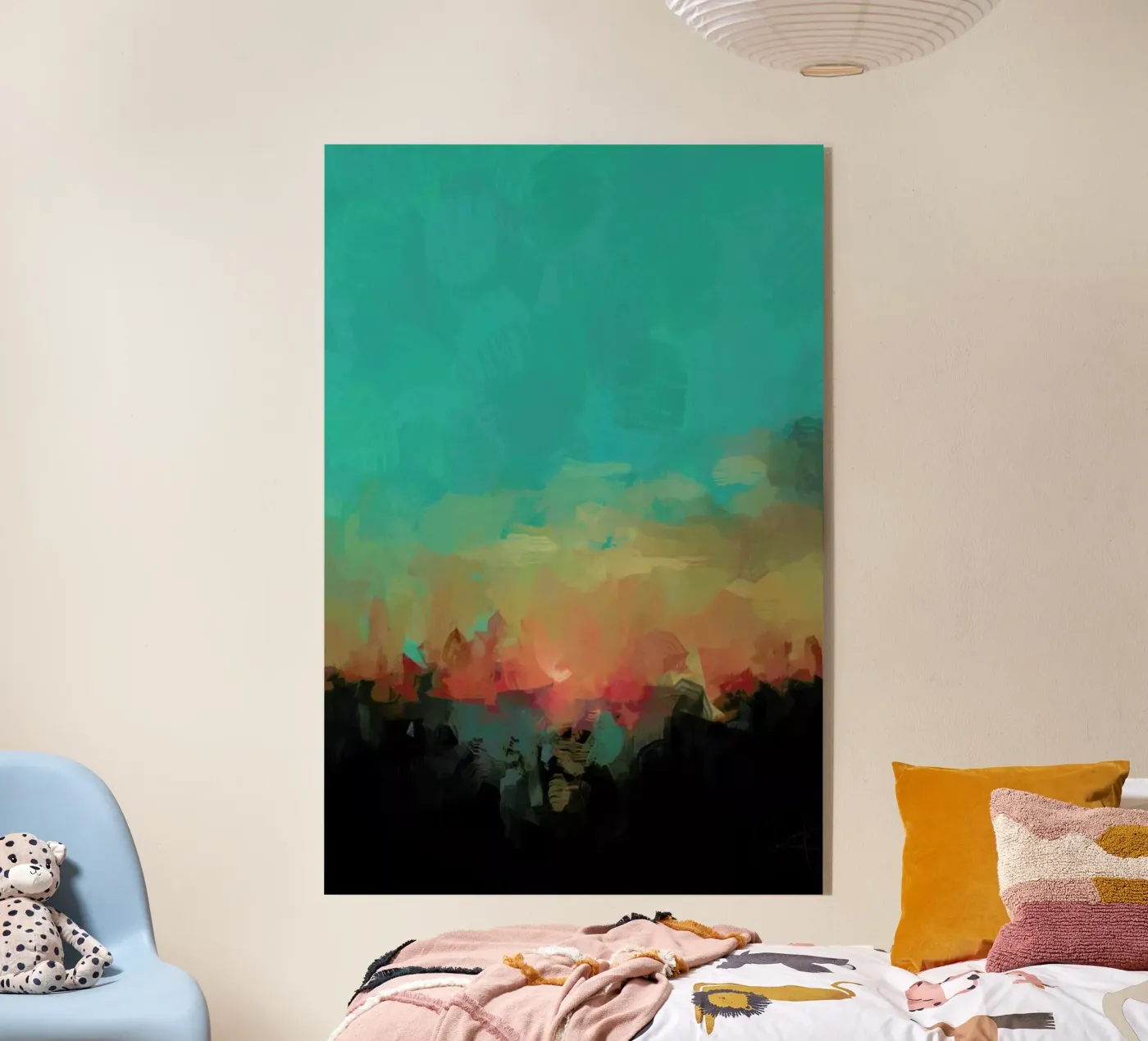 Martinique acryl van Xchange Art Studio