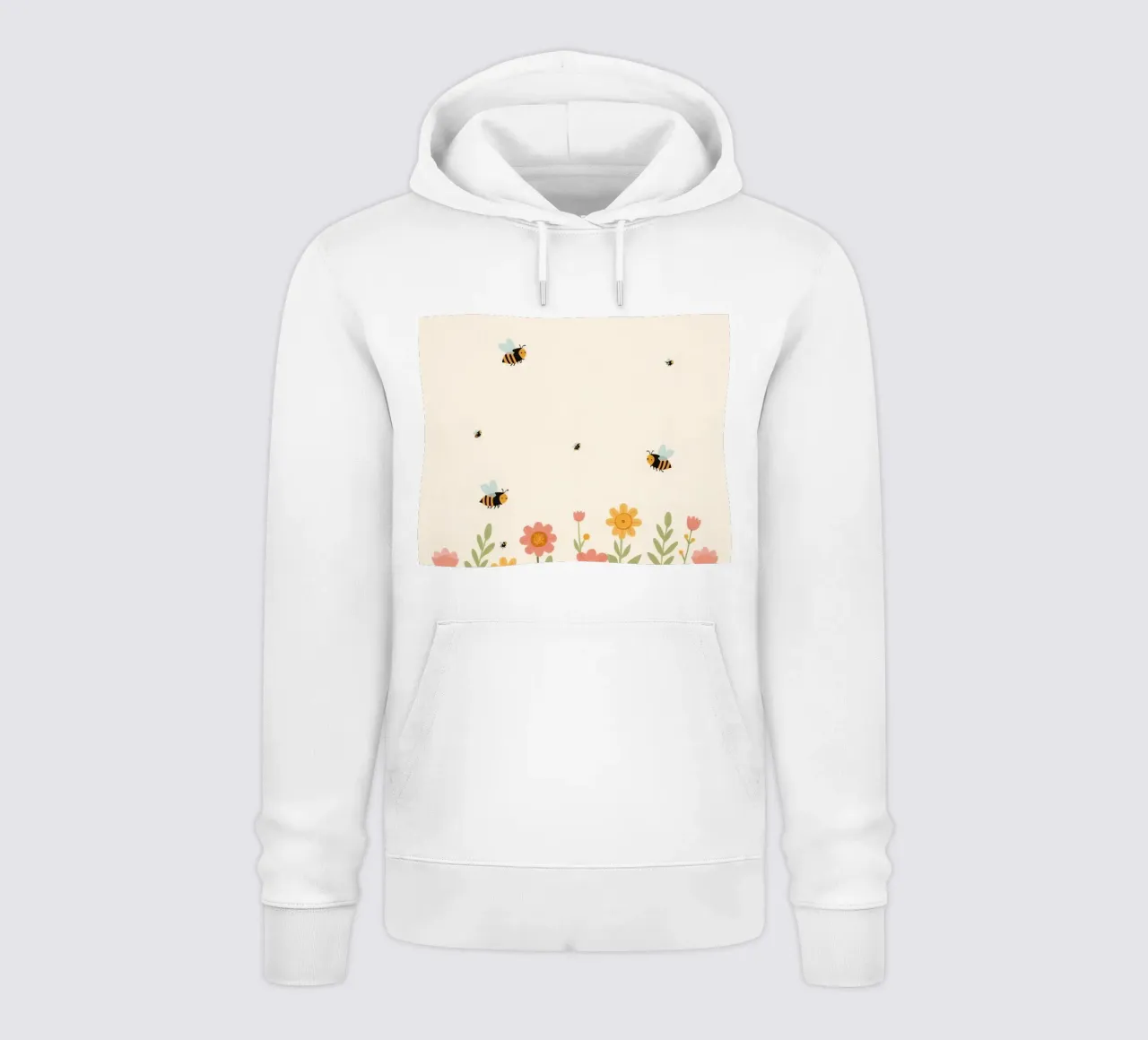 Vivaio api e fiori felpa con cappuccio da DesignDoodle
