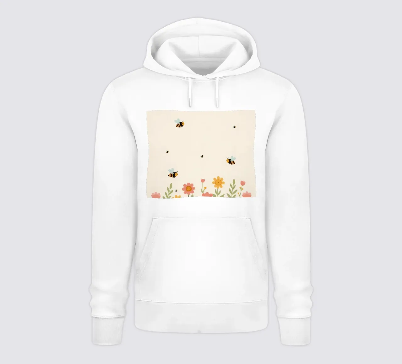 Vivaio api e fiori felpa con cappuccio da DesignDoodle