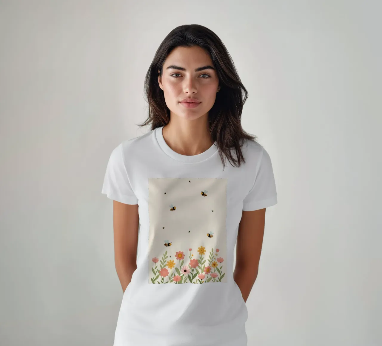 Vivaio api e fiori t-shirt da DesignDoodle