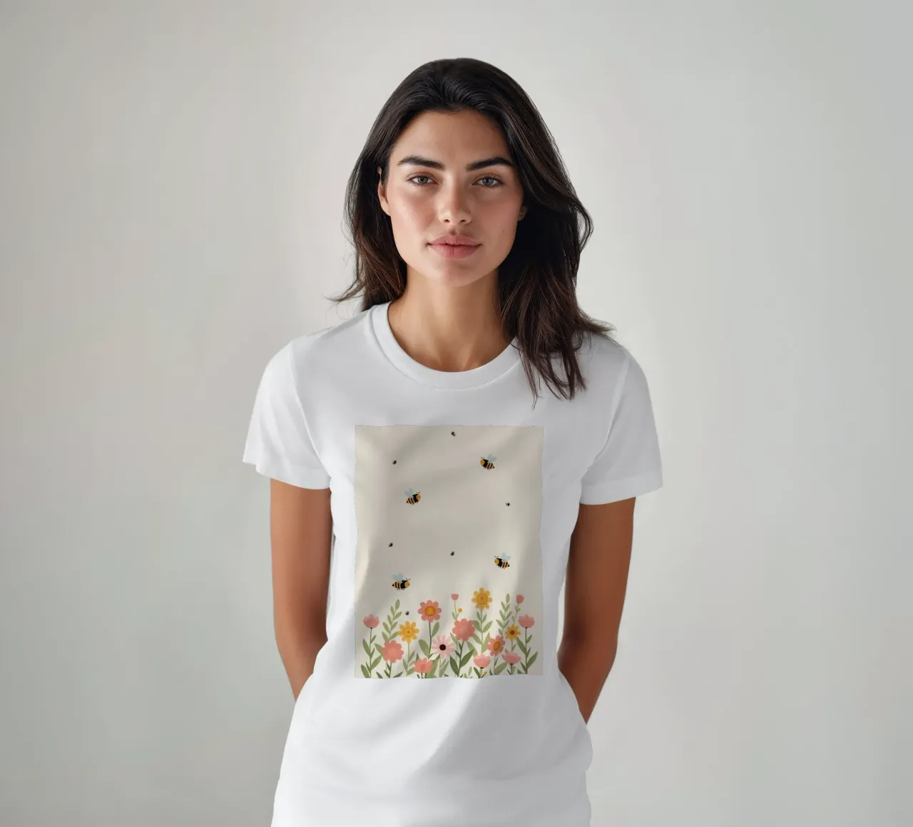 Vivaio api e fiori t-shirt da DesignDoodle