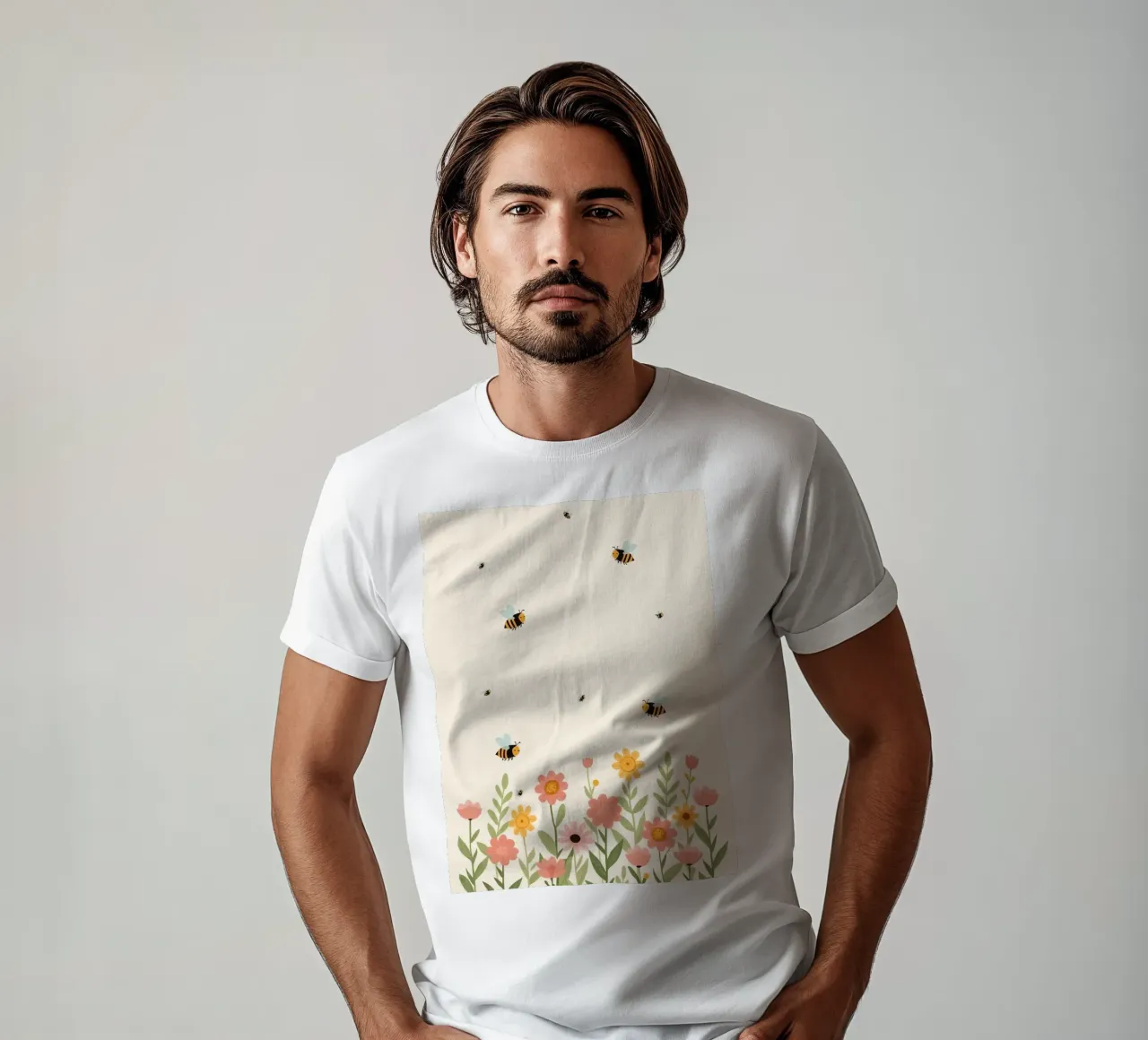Vivaio api e fiori t-shirt da DesignDoodle