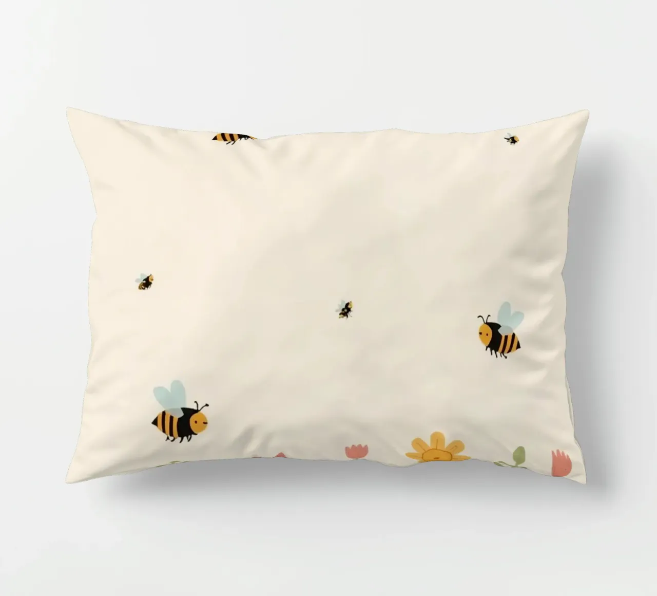 Vivaio api e fiori cuscino da DesignDoodle