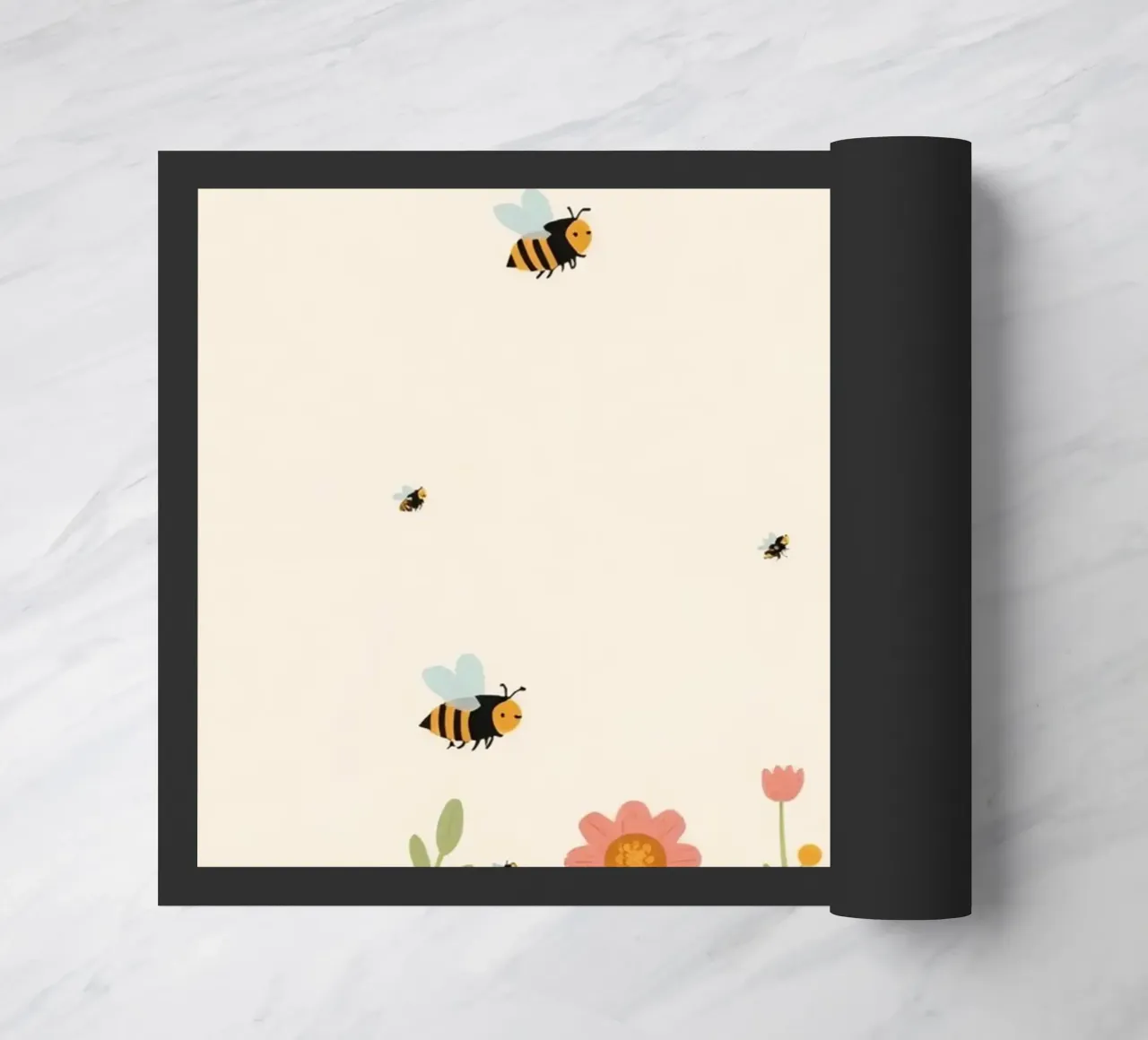 Vivaio api e fiori zerbino da DesignDoodle