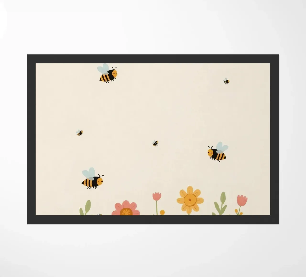 Vivaio api e fiori zerbino da DesignDoodle