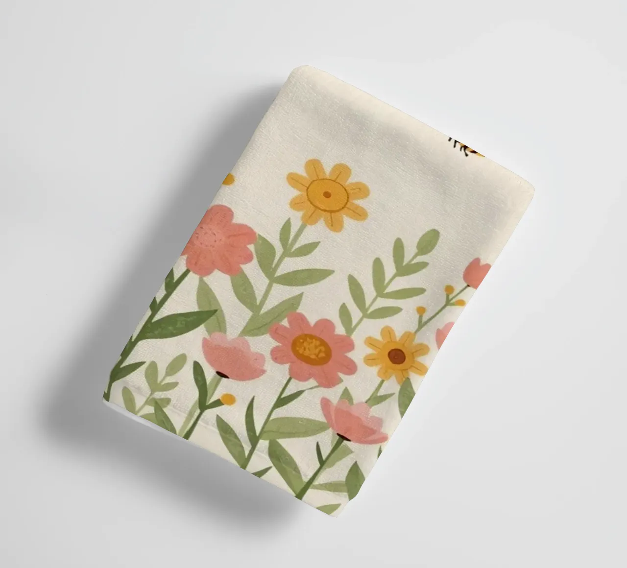 Vivaio api e fiori asciugamano da bagno da DesignDoodle