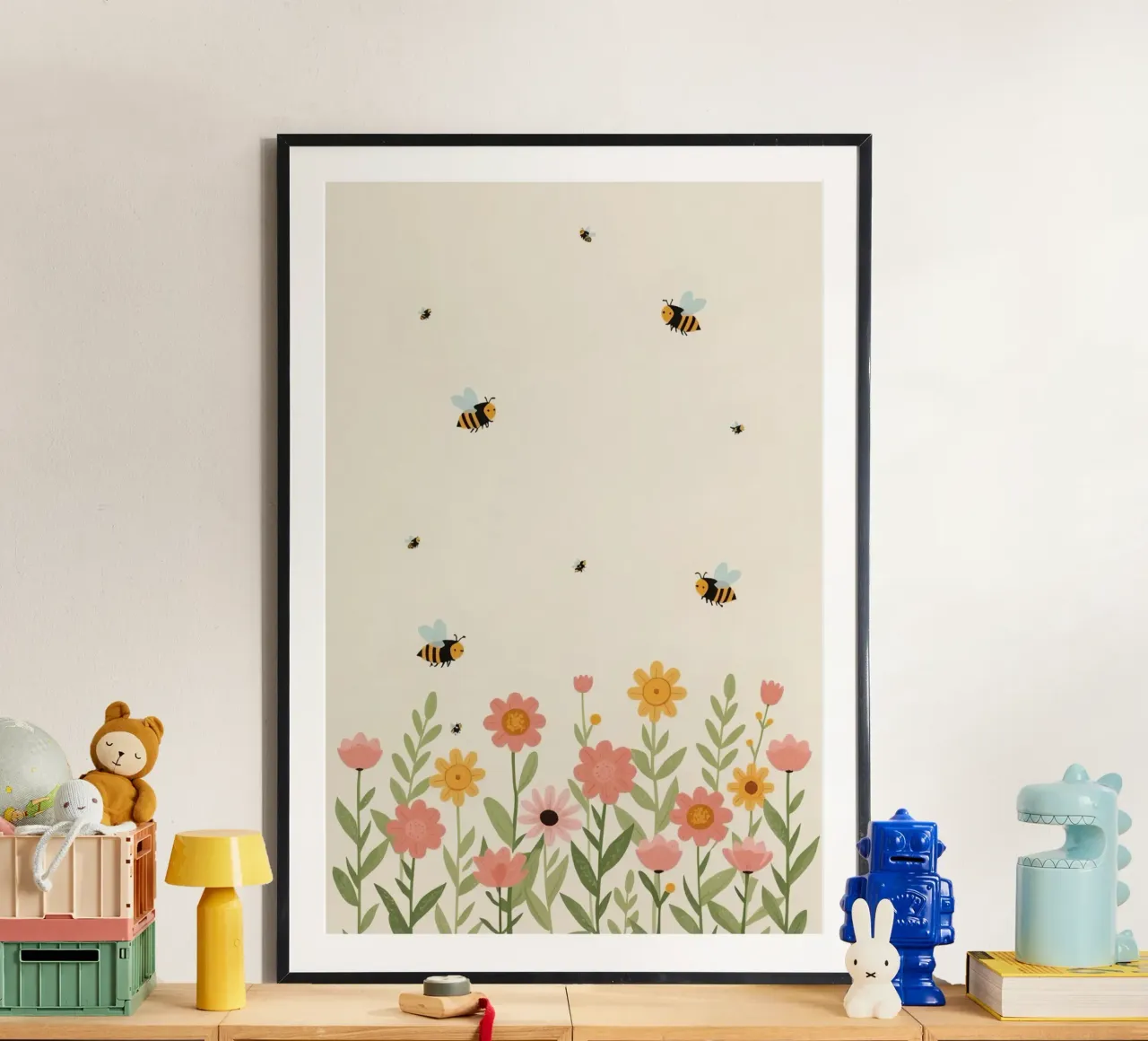 Vivaio api e fiori poster da DesignDoodle