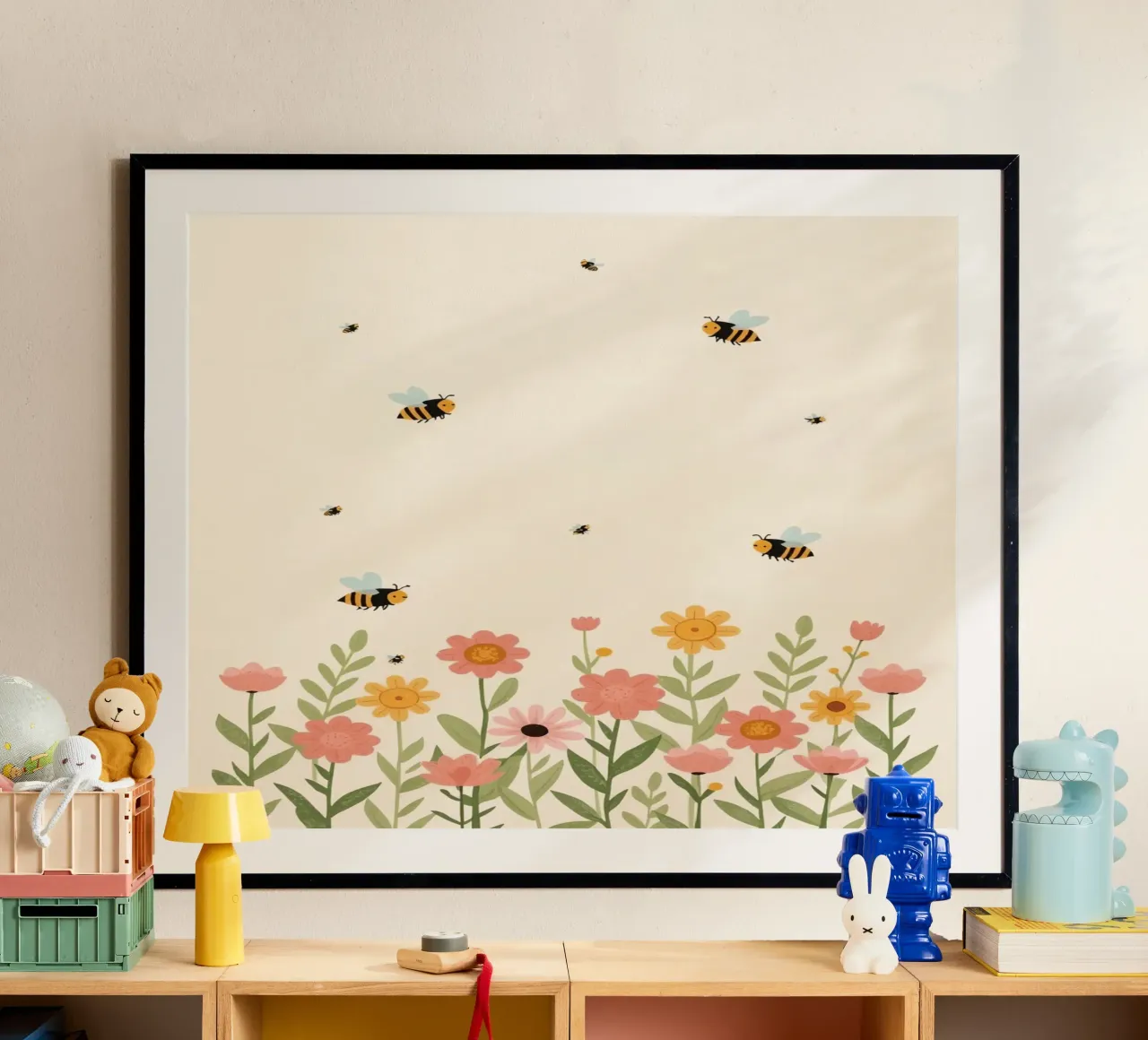 Vivaio api e fiori poster da DesignDoodle
