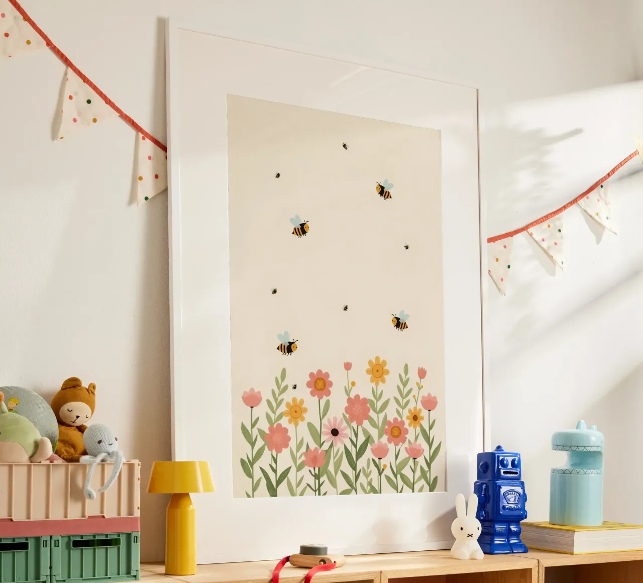 Vivaio api e fiori poster da DesignDoodle