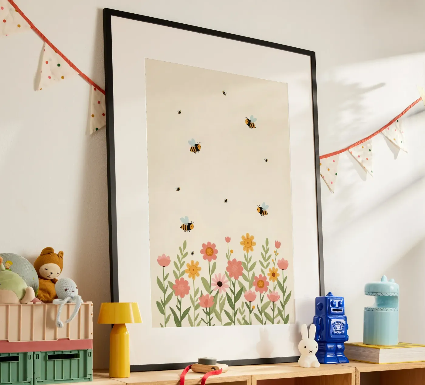 Vivaio api e fiori poster da DesignDoodle