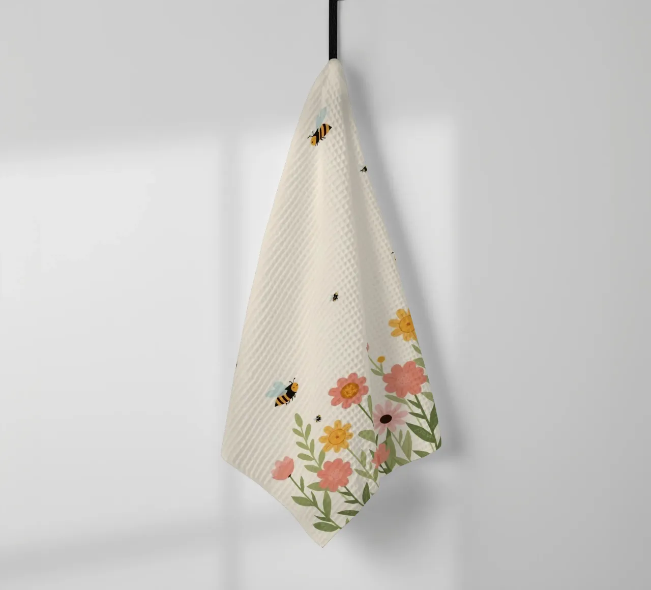 Vivaio api e fiori canovaccio da cucina da DesignDoodle