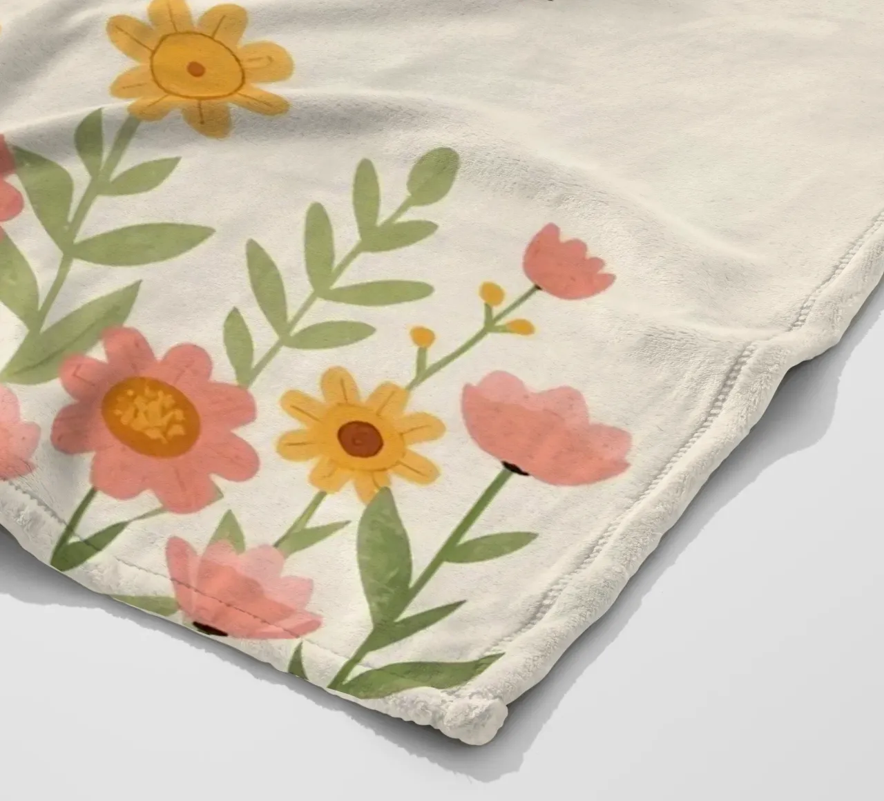 Vivaio api e fiori coperta in pile da DesignDoodle