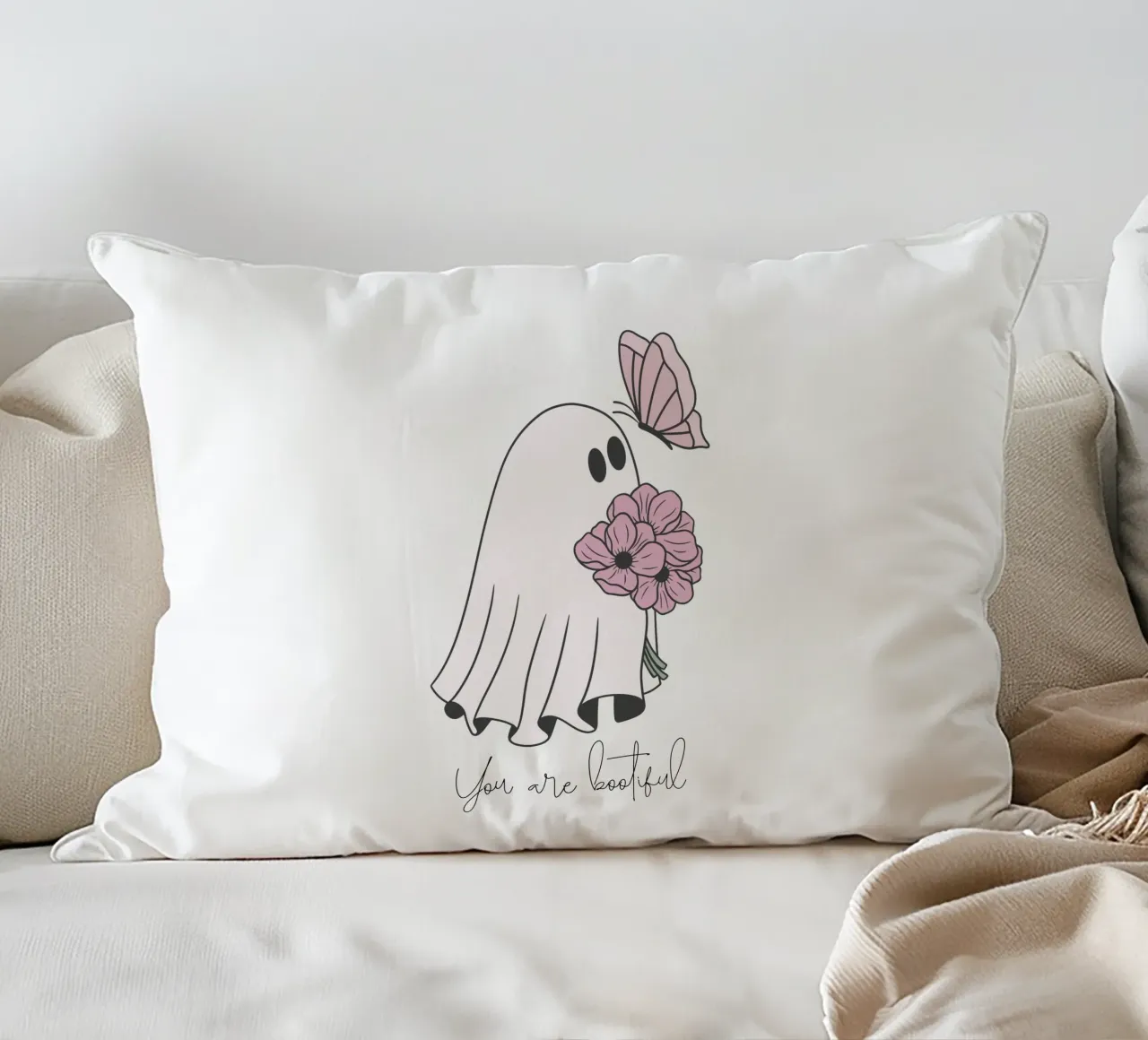 You are bootiful mit Schmetterling cuscino da ArtDesign by KBK