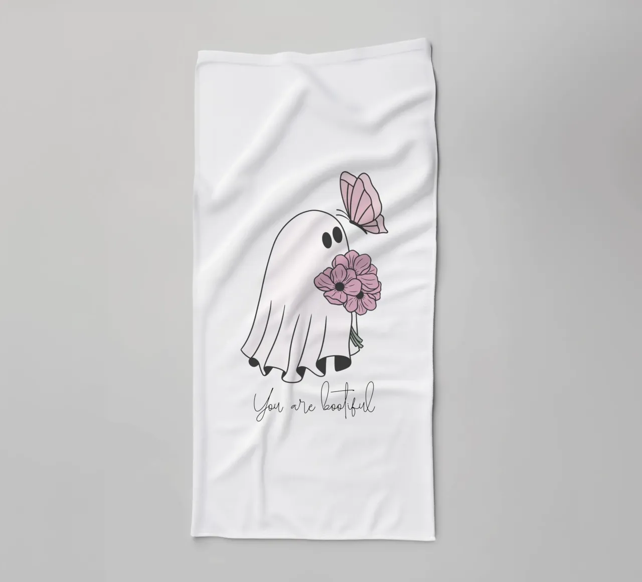 You are bootiful mit Schmetterling asciugamano da bagno da ArtDesign by KBK