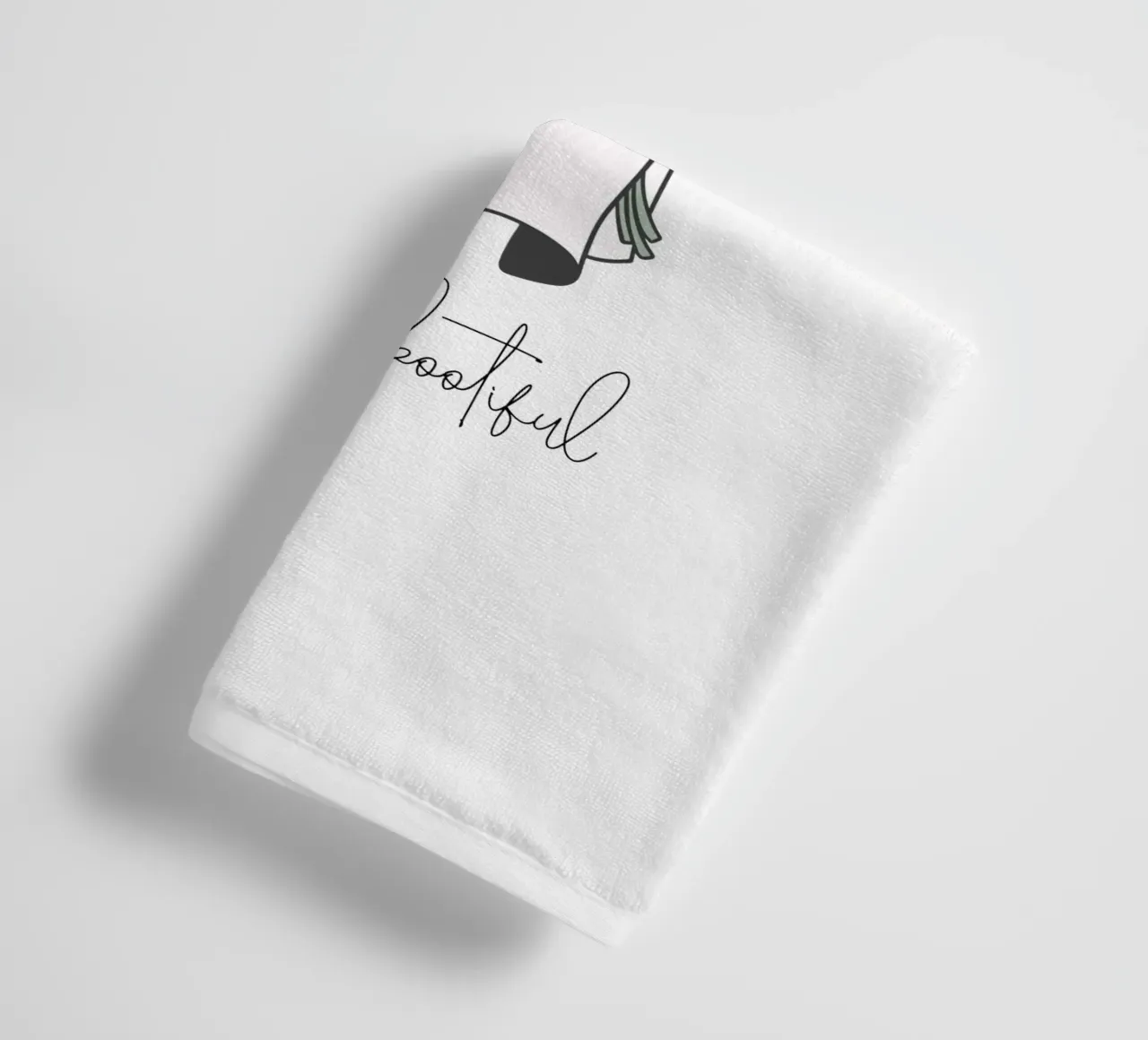 You are bootiful mit Schmetterling asciugamano da bagno da ArtDesign by KBK