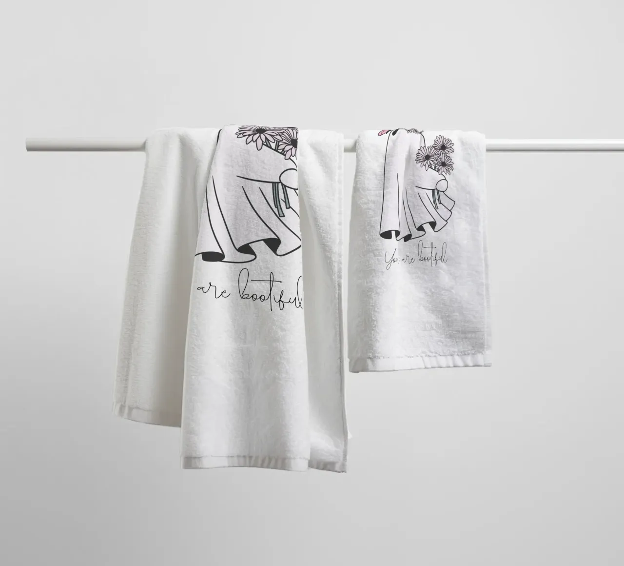 You are bootiful III asciugamano da bagno da ArtDesign by KBK