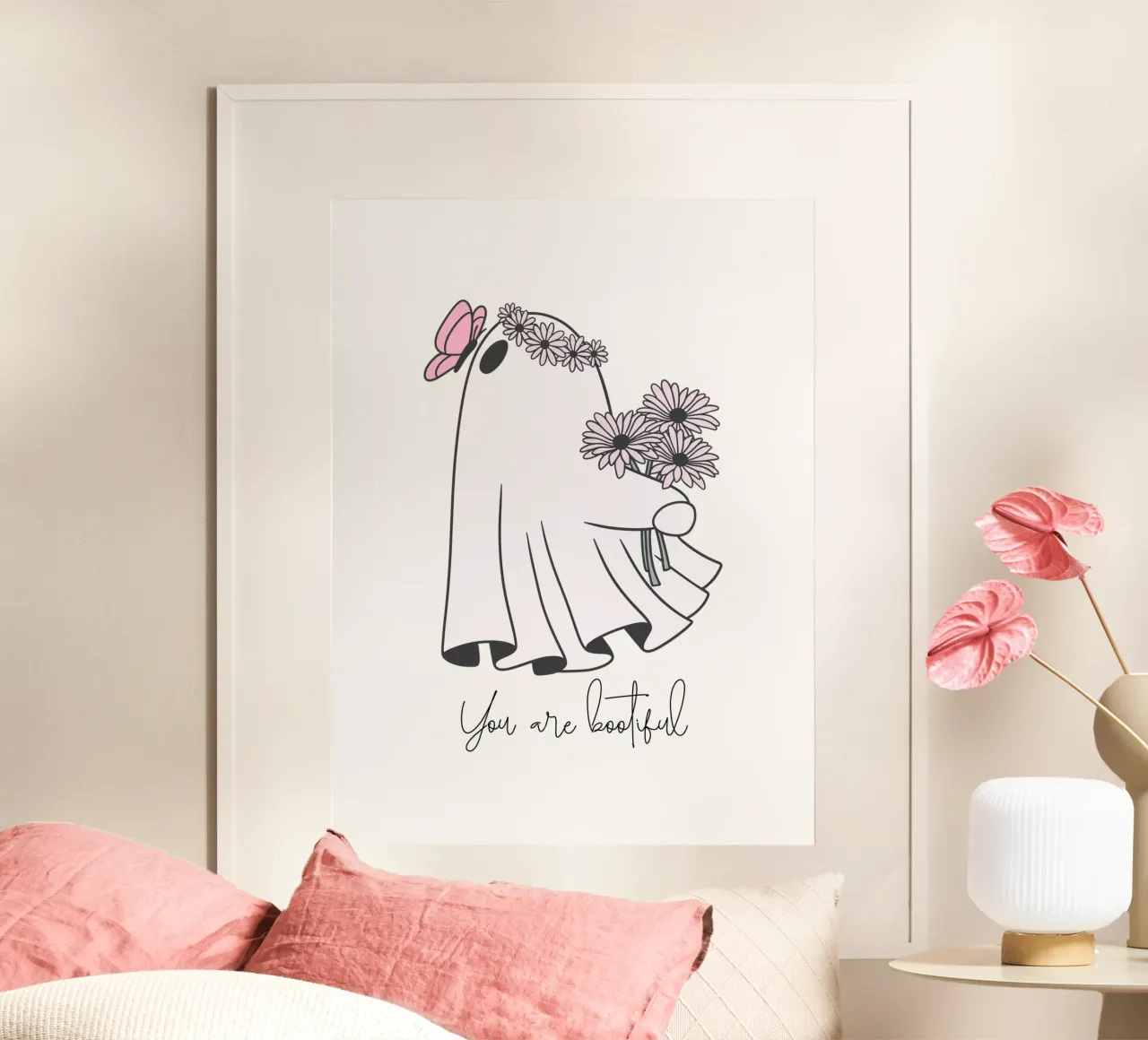 You are bootiful III poster con telaio in legno da ArtDesign by KBK