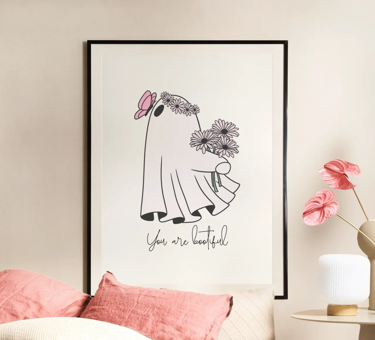 You are bootiful III poster con telaio in legno da ArtDesign by KBK