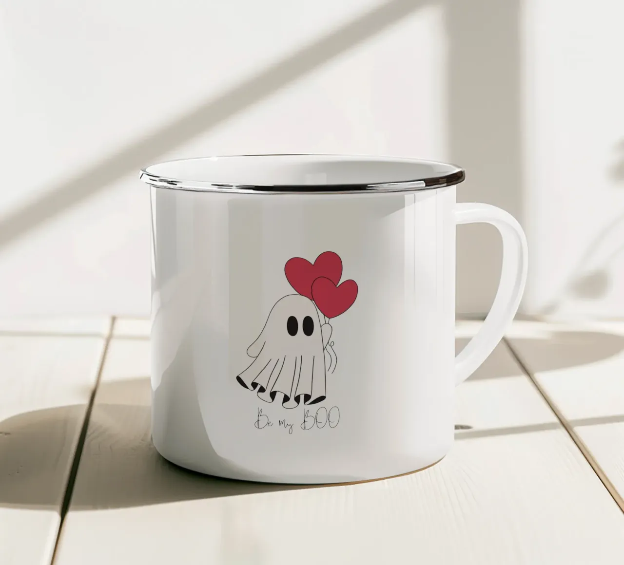 Be my BOO tazza in smalto da ArtDesign by KBK