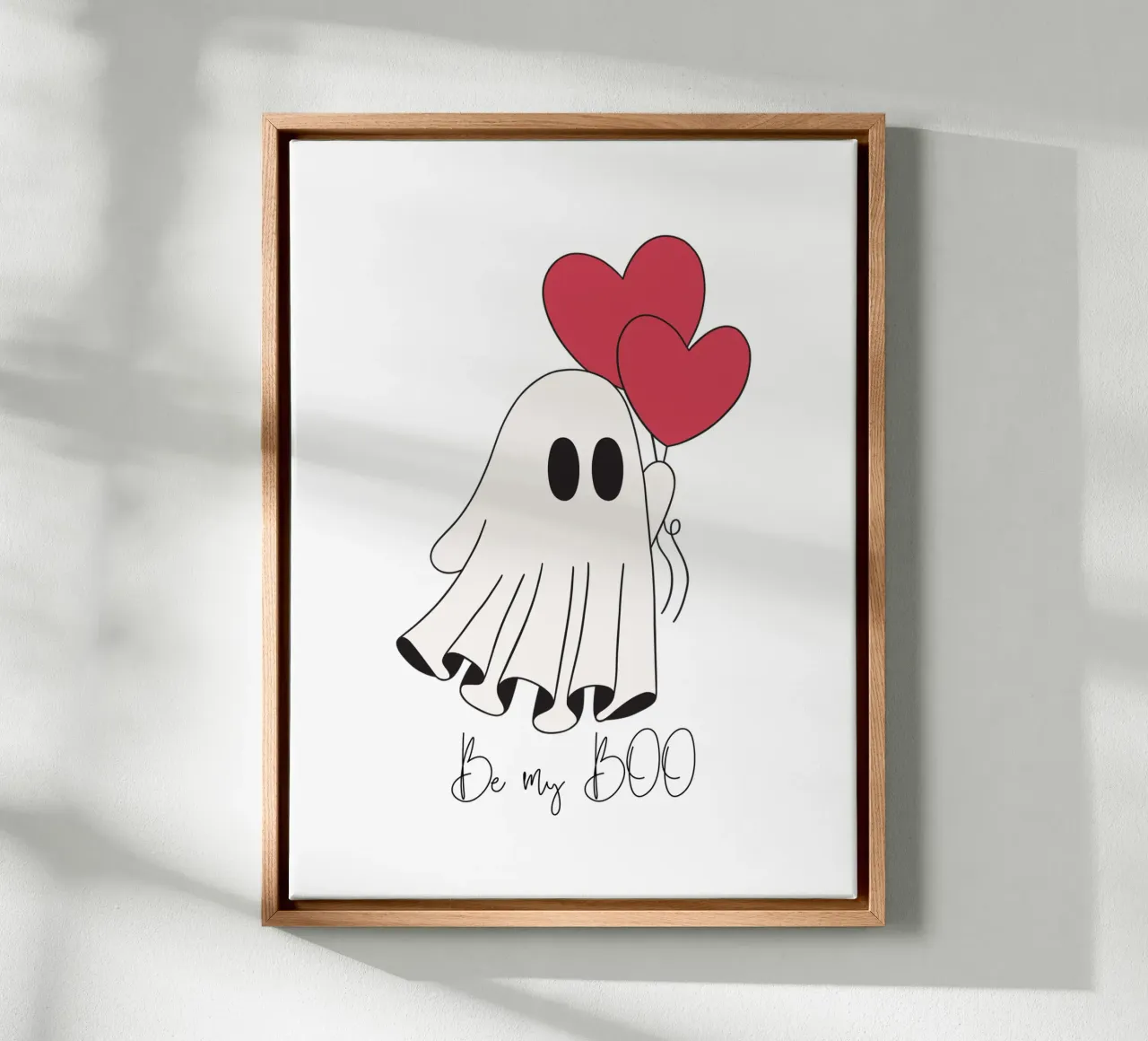 Be my BOO tela con Cornice a cassetta da ArtDesign by KBK