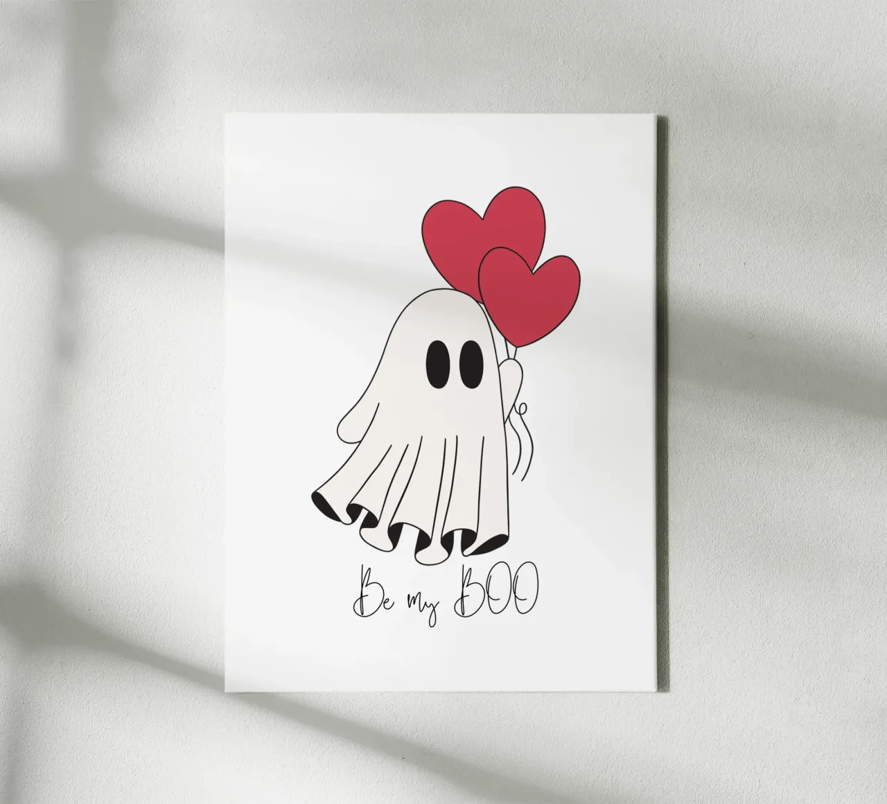 Be my BOO tela con Cornice a cassetta da ArtDesign by KBK