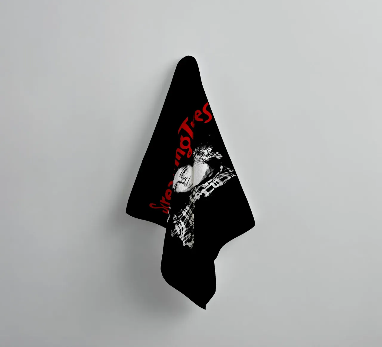 Silhouette Scraming Trees towel by eliouxence