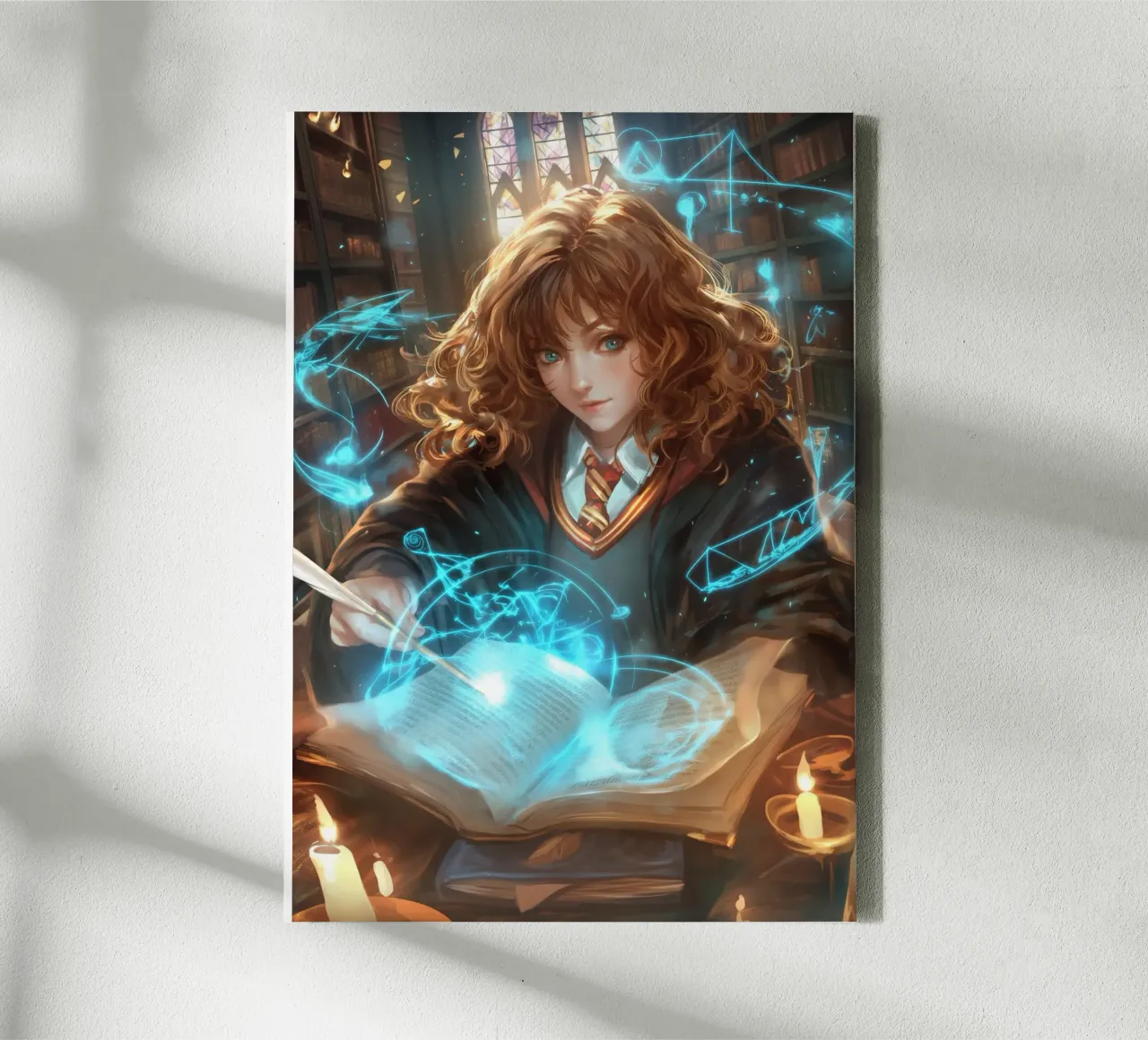 Hermione Granger Harry Potter canvas with Floater frame by Stellar Creative