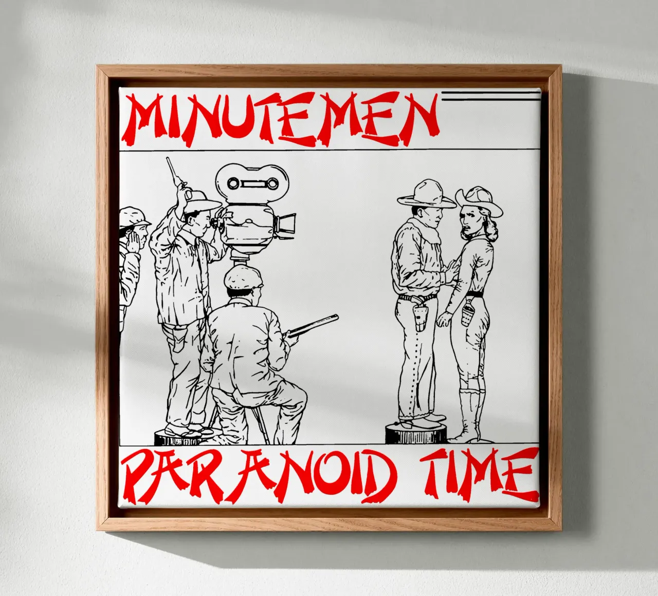 Maglietta "Suspicious Time" - Minutemen Classic tela con Cornice a cassetta da phccpage