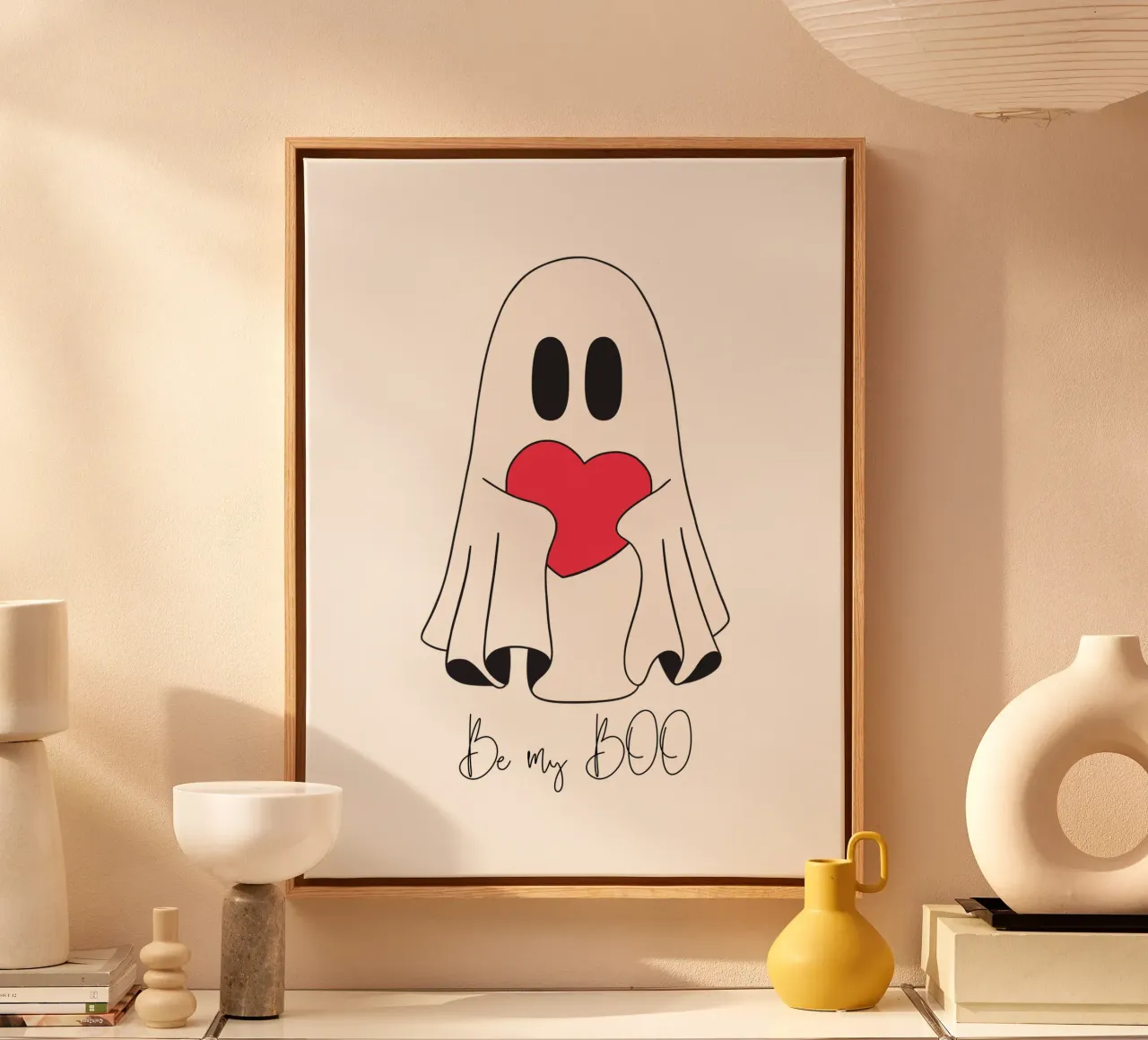 Be my BOO II canvas met Baklijst van ArtDesign by KBK