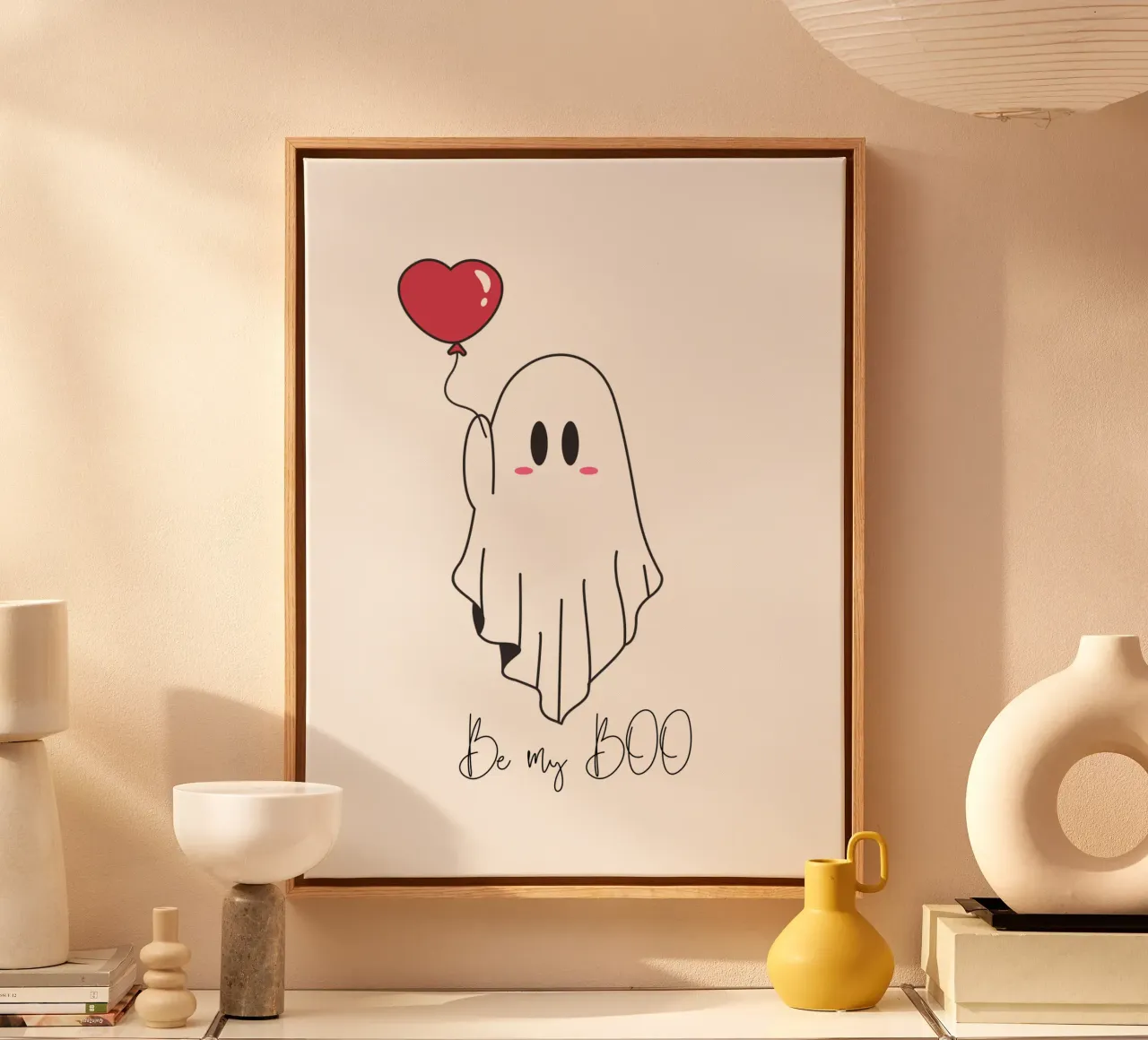Be my BOO III tela con Cornice a cassetta da ArtDesign by KBK