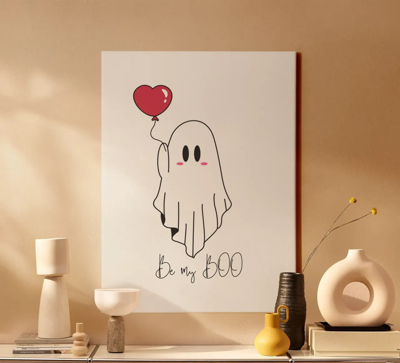 Be my BOO III tela con Cornice a cassetta da ArtDesign by KBK
