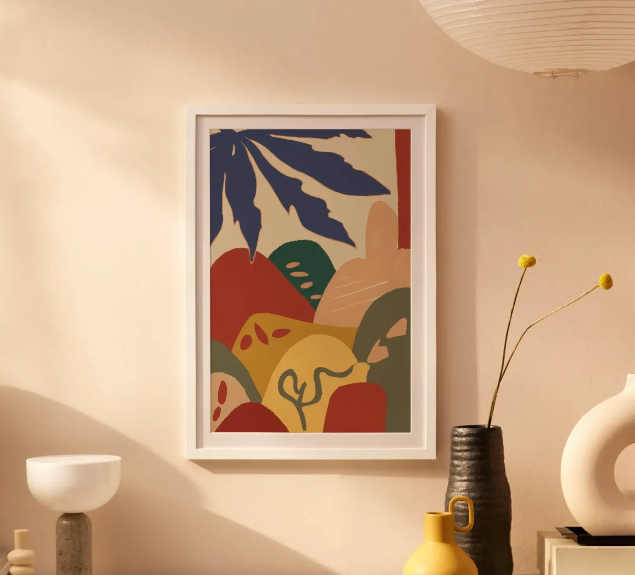 Fogliame astratto e terroso poster da Moon Revolver
