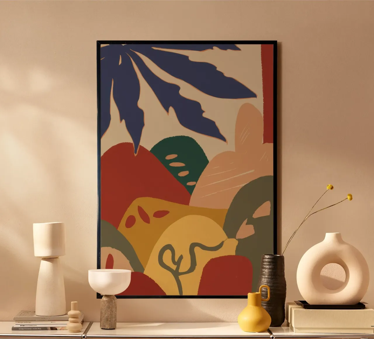 Fogliame astratto e terroso poster da Moon Revolver