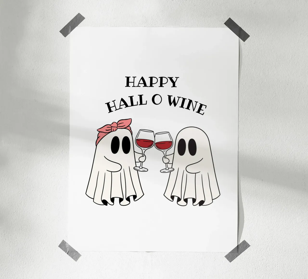 HAPPY HALL O WINE poster da ArtDesign by KBK