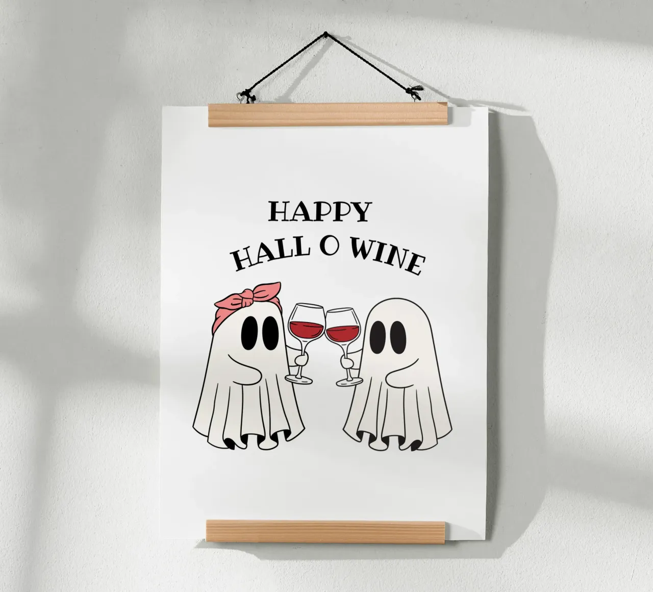 HAPPY HALL O WINE poster da ArtDesign by KBK
