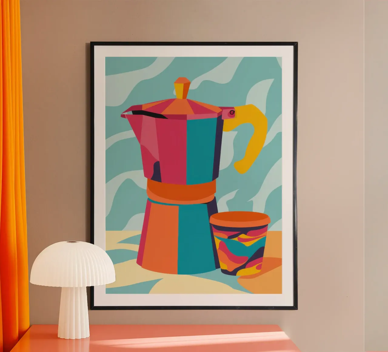Momento Moka vibrante poster da Moon Revolver