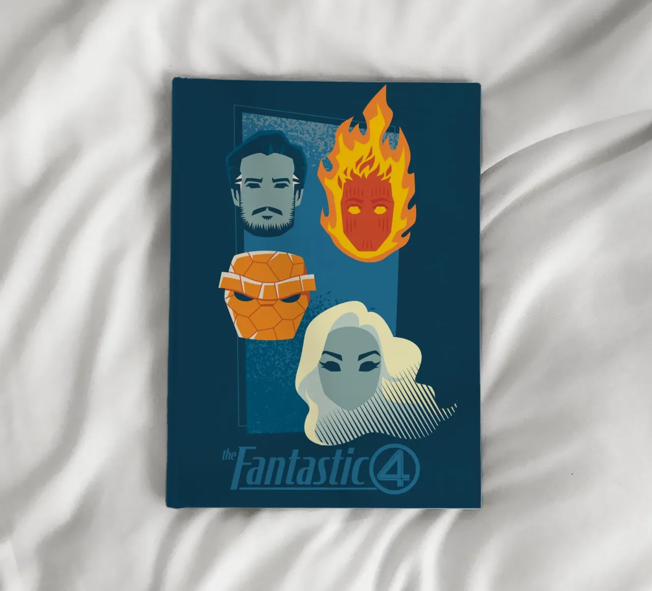 Face the Four - Notebook notebook by FANTASTIC 4 by JUNIQE