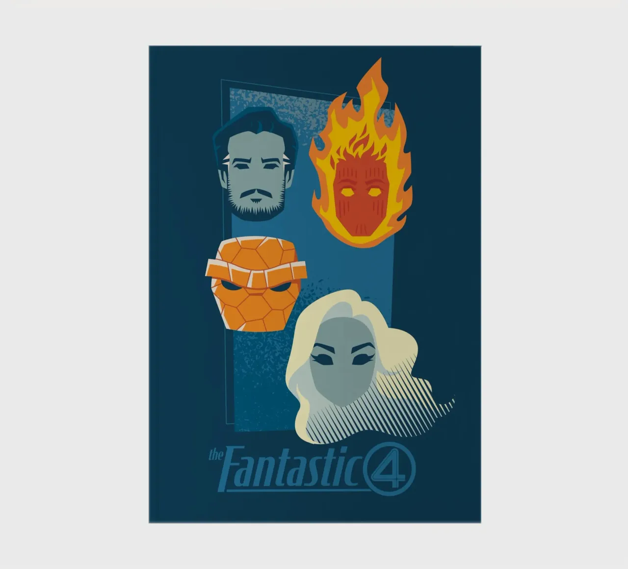 Face the Four - Notebook notebook by FANTASTIC 4 by JUNIQE