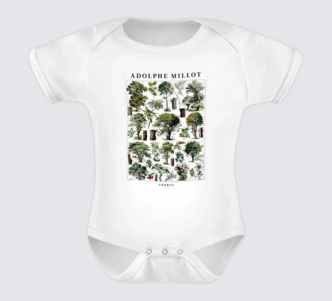 Trees body neonato maniche corte da Rob Lewis