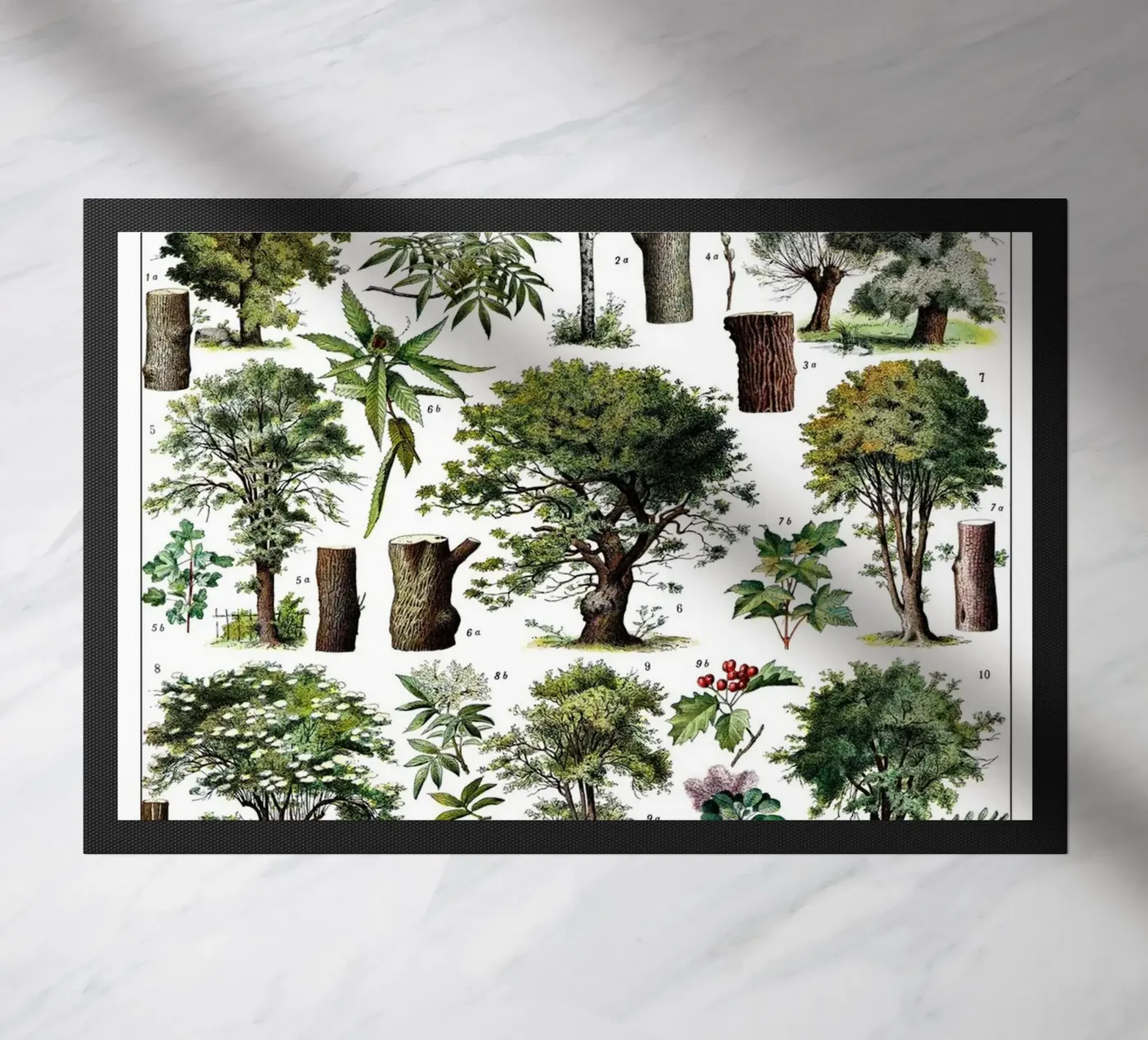 Trees doormat by Rob Lewis