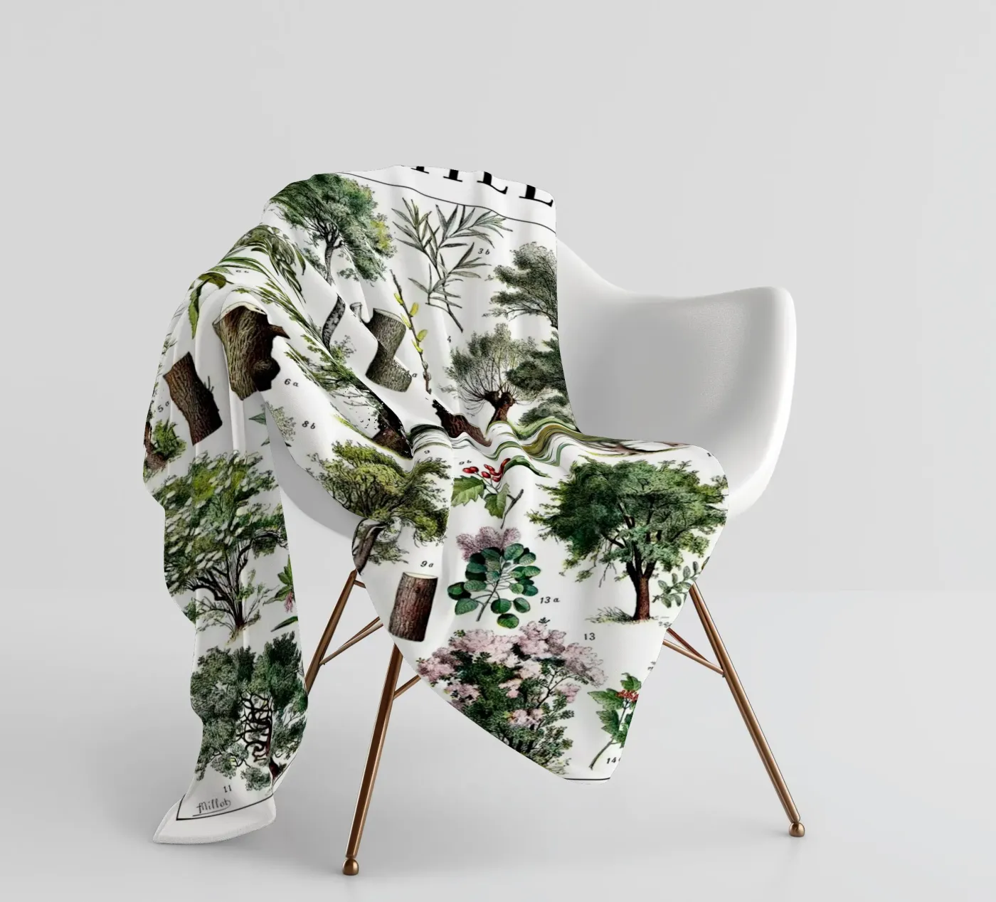 Trees Fleecedecke von Rob Lewis