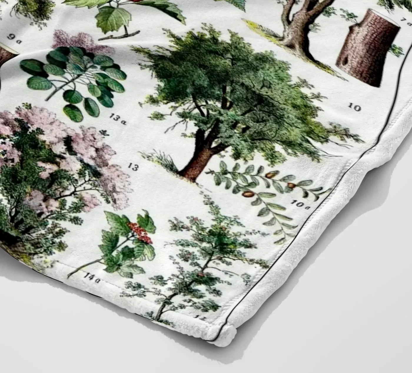 Trees Fleecedecke von Rob Lewis