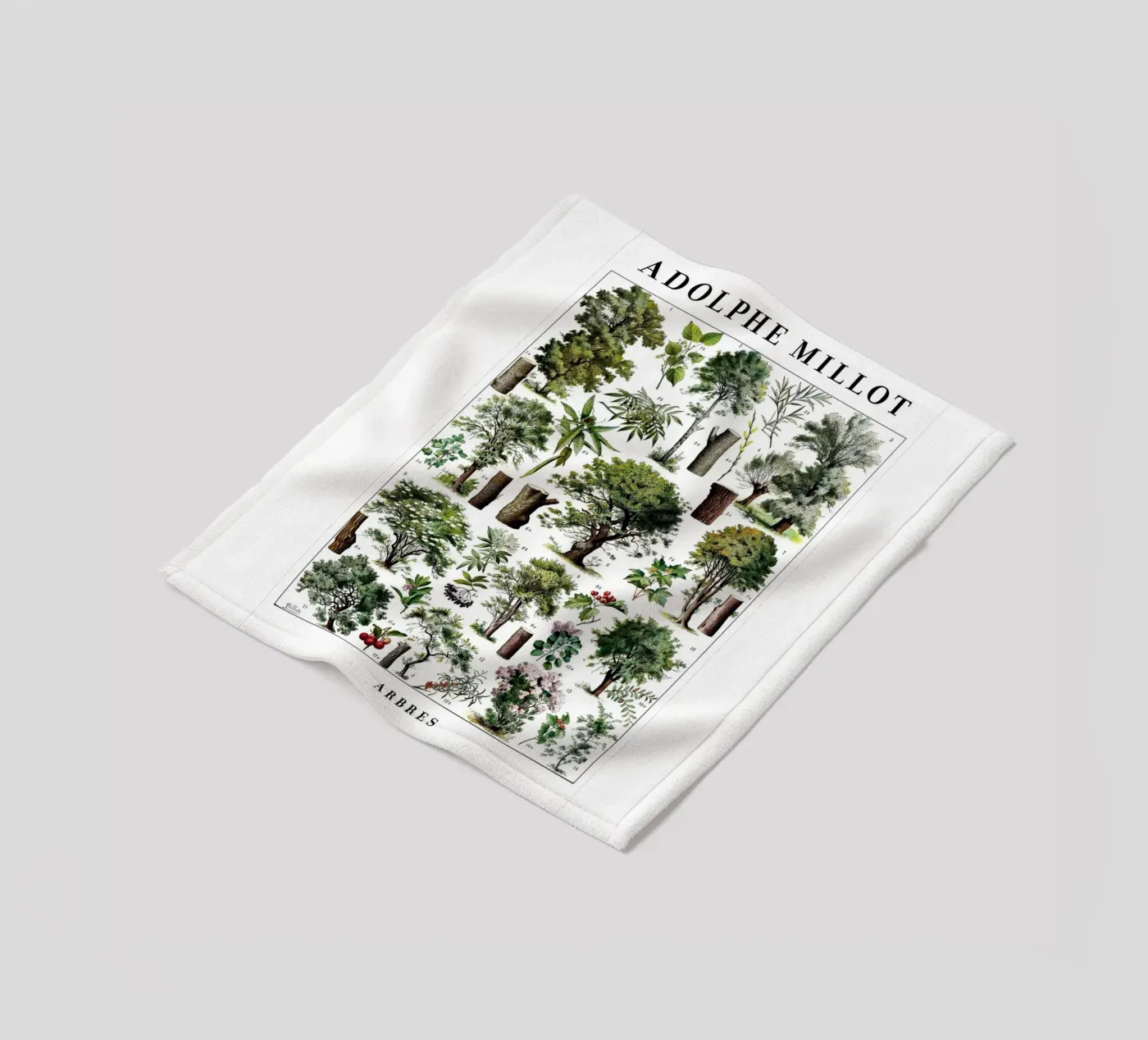 Trees Fleecedecke von Rob Lewis