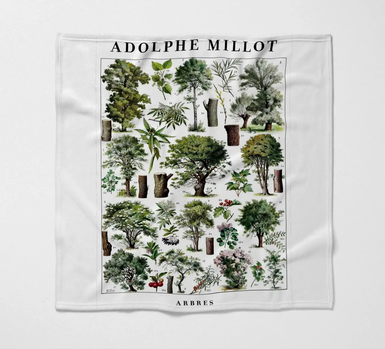 Trees Fleecedecke von Rob Lewis