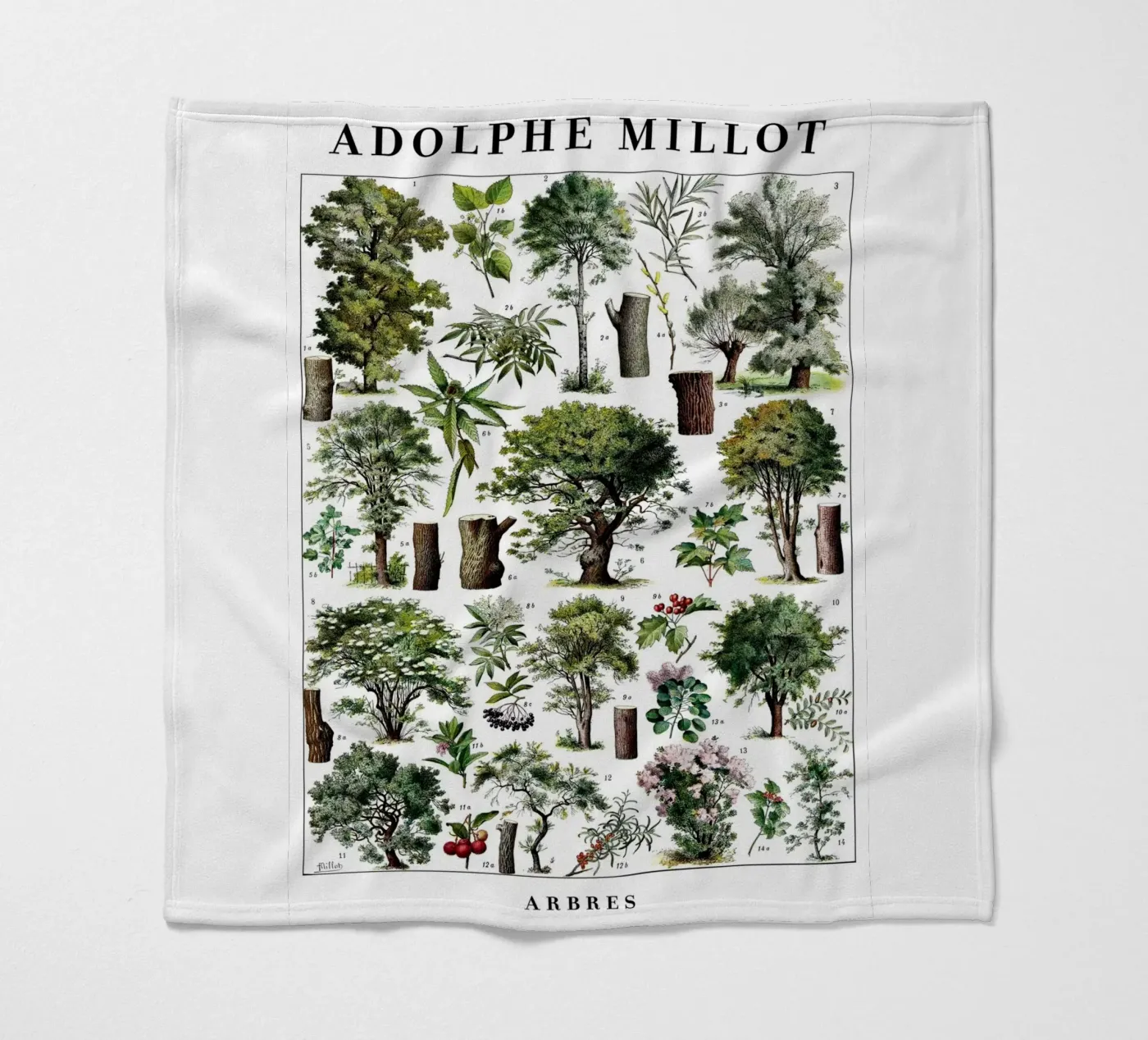 Trees Fleecedecke von Rob Lewis